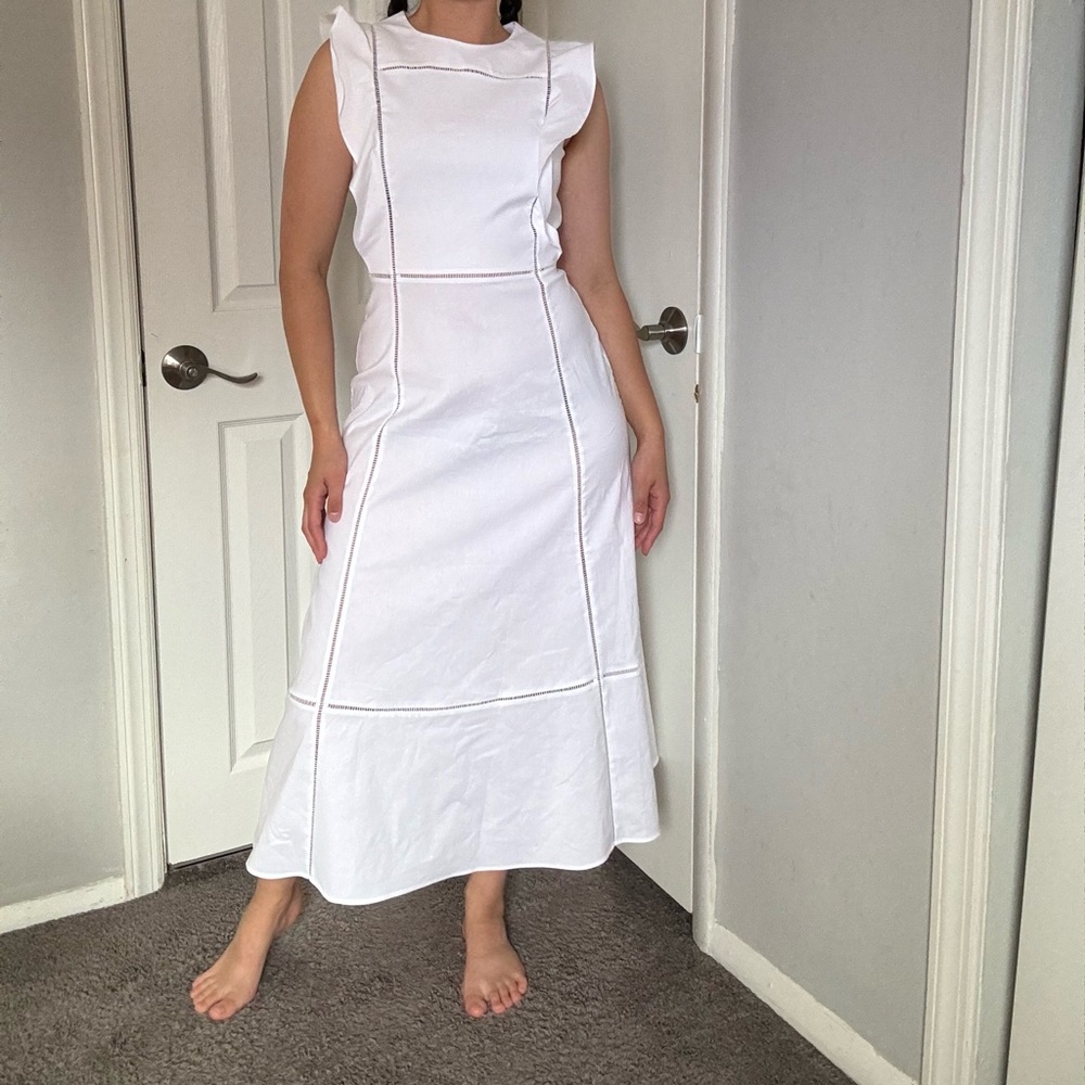 Beautiful white COS midi dress